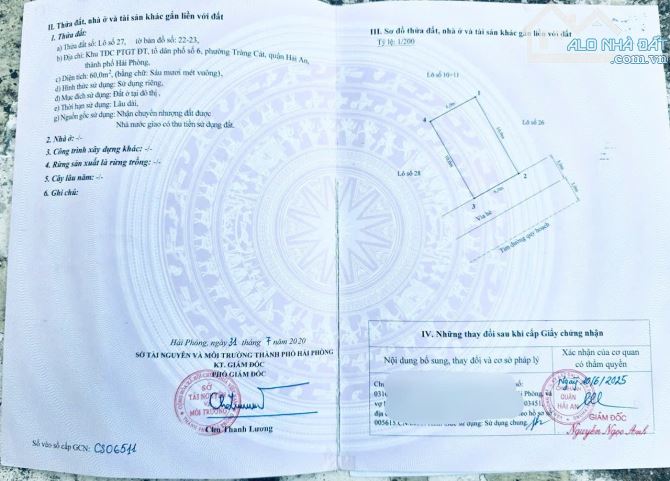 TỔNG HỢP CÂC LÔ TÁI ĐỊNH CƯ TRÀNG CÁT - TRÀNG CÁT - HẢI AN CẦN BÁN BẮT SÓNG KỊP THỜI - 10