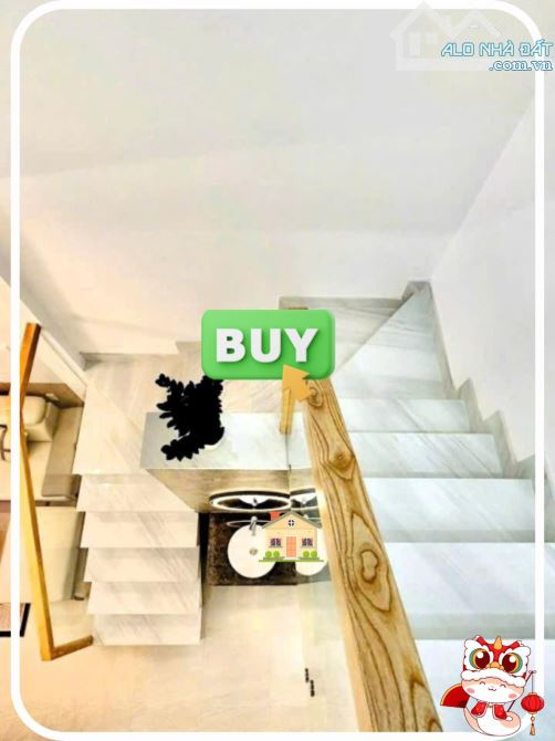 Nhà đẹp CMT8, Q3 – 60m² – Hẻm 5m – Trệt 2 lầu ST - 1