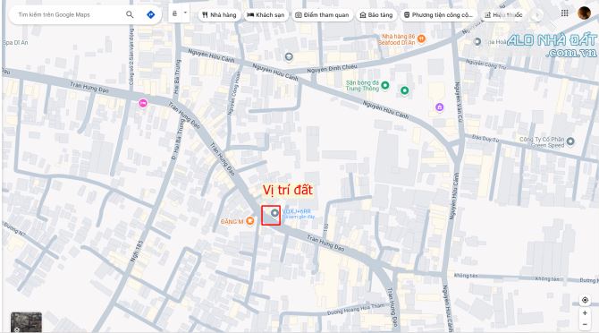 Bán nhà cấp 4 (5x35m), mặt tiền Trần Hưng Đạo p. Đông Hòa, đang thuê 12tr/th - 2