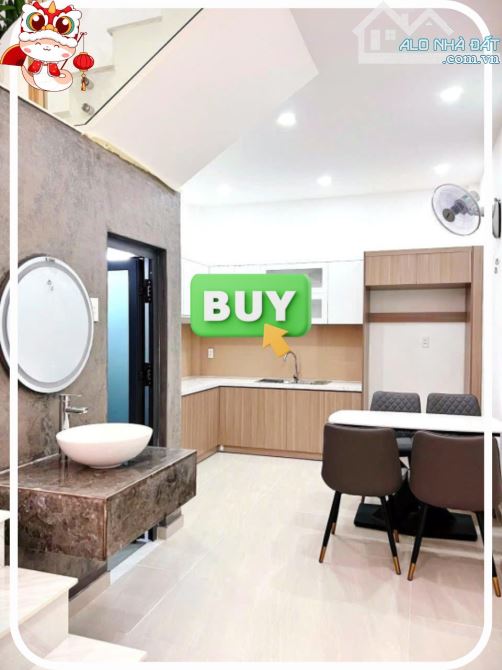 Nhà đẹp CMT8, Q3 – 60m² – Hẻm 5m – Trệt 2 lầu ST - 2