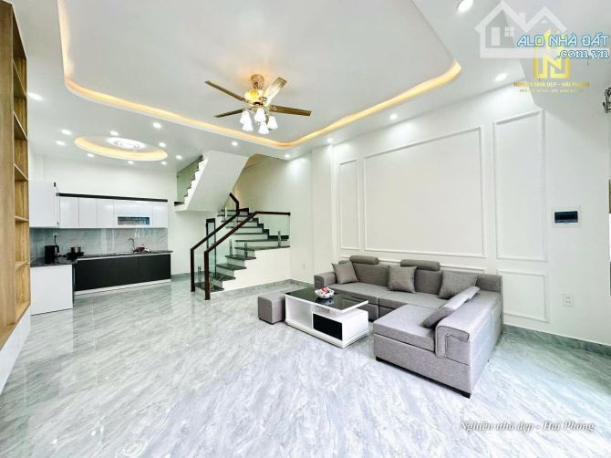 🌳Cần bán nhà 3 tầng ngõ 261 Trần Nguyên Hãn - Lê Chân, sân cổng riêng 46m² giá 2,86 tỷ - 3