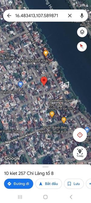 Đất Kiệt Ô Tô 257 Chi Lăng - Phường Gia Hội - Cách Đường Chính Chỉ 80m - 3