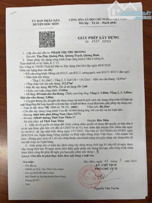 CHỦ GỬI BÁN LÔ ĐẤT 80M2-GẦN TRƯỜNG HỌC NGUYỄN ẢNH THỦ- Q12-GIÁ RẺ - 3