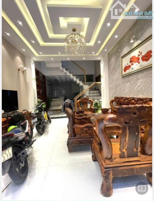 Nhà đẹp 4 tầng hẻm 318 Thống Nhất ngang 4.5m 63m2 gần UBND Phường 16 chỉ 8 tỷ xíu. - 3