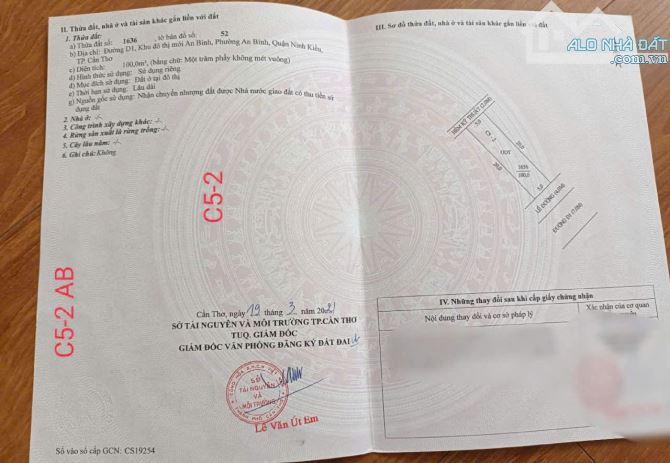 Nền đẹp 3,7 Tỷ Đường D1, Khu đô thị mới An Bình - KDC Hồng Phát Mới , Cần Thơ - 4