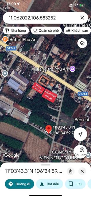 Bán đất gần UBND xã Phú An 5.5x28 giá 1ty450 - 4