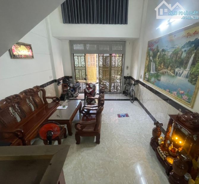 NHÀ 5 TẦNG HẺM XE HƠI THÔNG SÁT NGUYỄN THỊ BÚP TÂN CHÁNH HIỆP Q12 -63M2