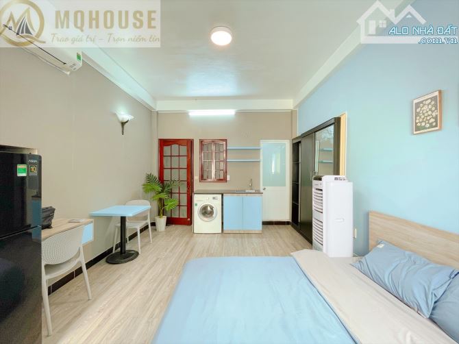Cho thuê căn hộ Quận 1 full nội thất như hình thang máy - máy giặt riêng - mặt tiền đường - 10