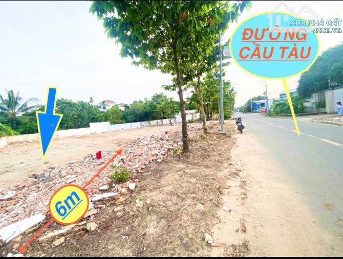 Bán lô đất mặt tiền đường Cầu Tàu Phường Hưng Định Thuận An Bình Dương 148m2 ngang 6m - 1