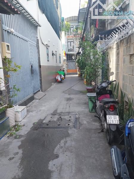 Bán Nhà THỊ TRẤN NHÀ BÈ - ĐƯỜNG ĐẶNG NHỮ LÂM - HẺM 3 GÁC - 64M2 - CẤP 4 - CHỈ 3 TỶ 5 - 1