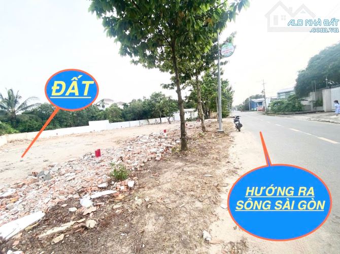 Bán lô đất mặt tiền đường Cầu Tàu Phường Hưng Định Thuận An Bình Dương 148m2 ngang 6m - 2