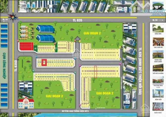 Bán đất nền mặt tiền nhựa Khu dân cư  xã Long Hòa Long an - 3