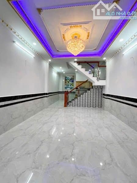 Nhà THỊ TRẤN NHÀ BÈ -  ĐẶNG NHỮ LÂM - HẺM 3 GÁC - 92 M2 - 2 TẦNG - 4PN - CHỈ 4 TỶ 5 - 3