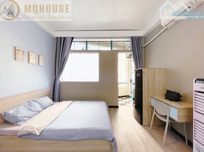 Cho thuê căn hộ Quận 1 full nội thất như hình thang máy - máy giặt riêng - mặt tiền đường - 3