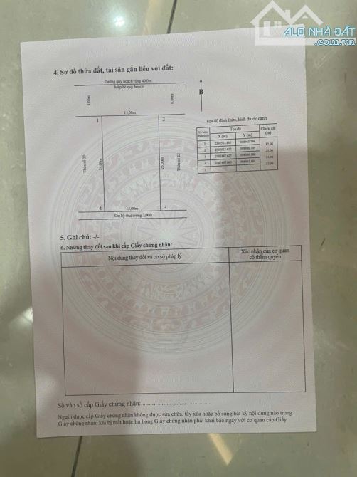 Bán 375m đất lô 3D Lê Hồng Phong đường rộng 40m giá loanh quanh 70 triệu/m