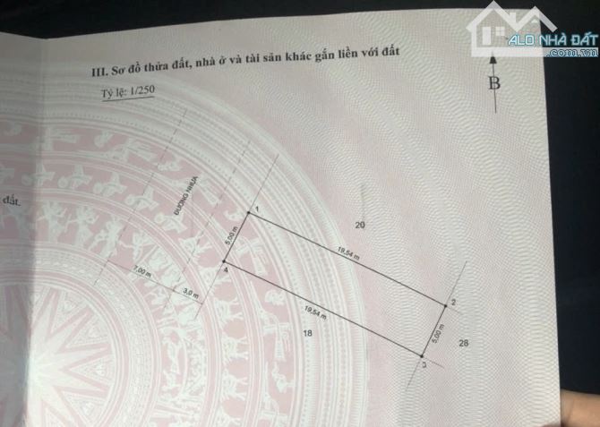 Bán lô đất Tdc chợ Hoa Quả.98m2 ngang 5m đường Phân lô 13m giá 49tr/m2 có tt
