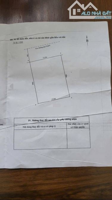 Bán Lô 243m khu Biệt Thự Hồ Đông - Hoàng Thế Thiện. Giá 85tr/m.