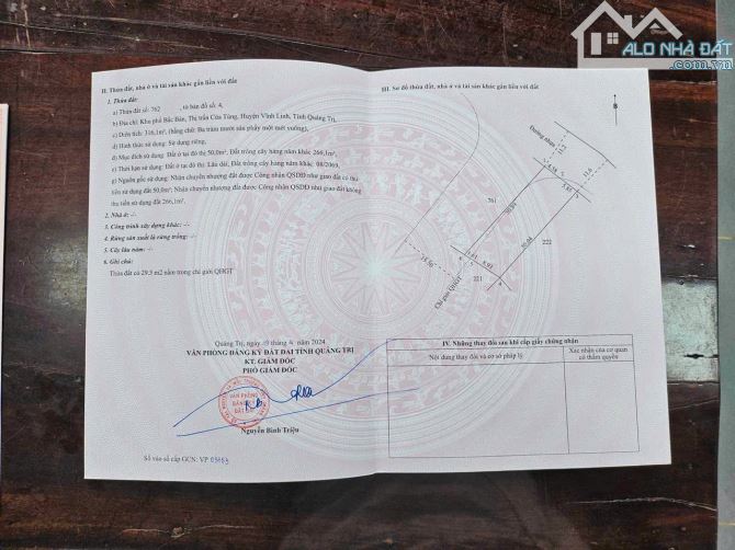 Đất đường nhựa Cửa Tùng giá chỉ 699tr