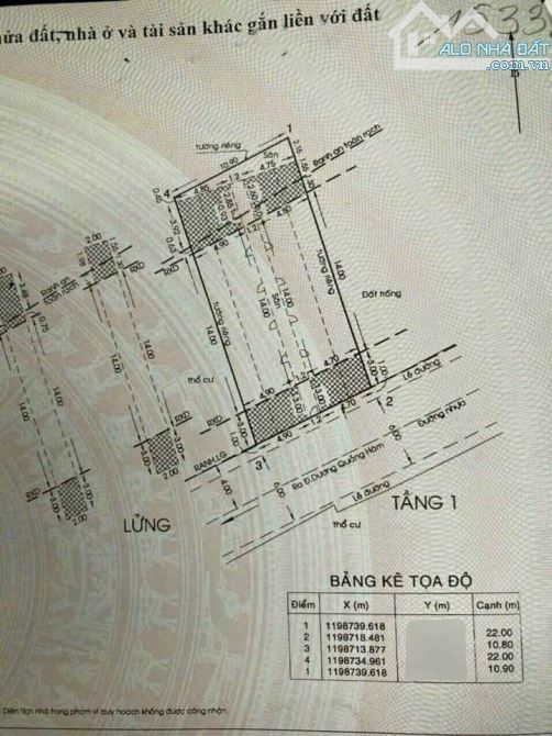 Bán nhà trọ Dương quảng Hàm. Dt : 11x22m giá rẻ