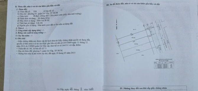 Bán 3 lô đất liền kề Mt Trần bá Giao. Dt : 15x28m