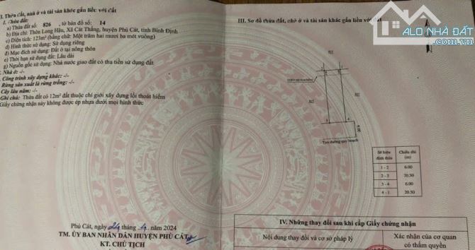 Chưa Đến 4 Triệu/m2 Anh Chị Có Thể Sở Hữu Ngay Lô Đất Cát - Phù Cát