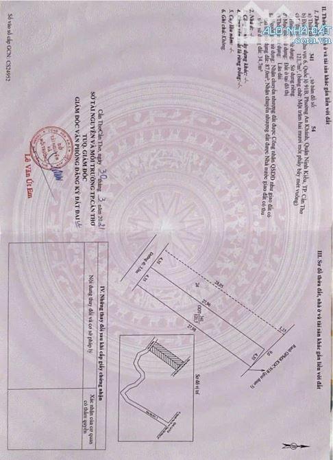 Bán cặp nền hẻm 12 đường 3 tháng 2, giáp ranh kdc 91B dt 251m2 giá 6ty300tr
