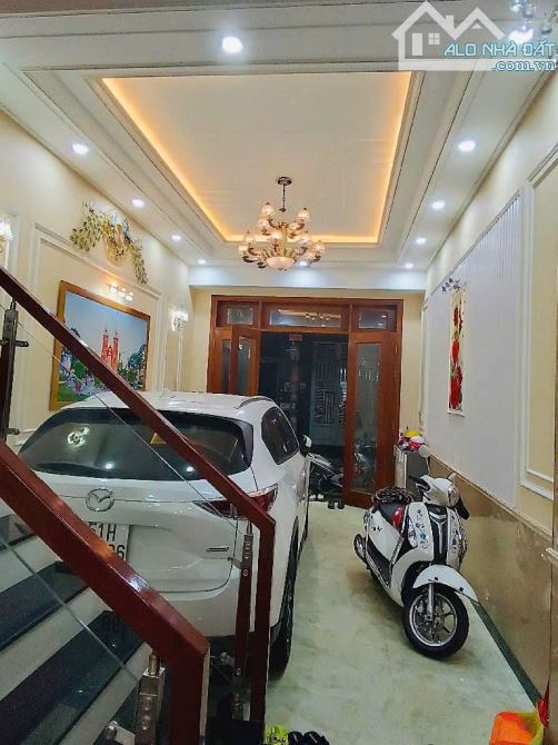 Ô TÔ NGỦ TRONG NHÀ-SÁT MẶT TIỀN-4 TẦNG-DT 4Mx15M-SỔ VUÔNG ĐẸP-HOÀN CÔNG CHUẨN - 1