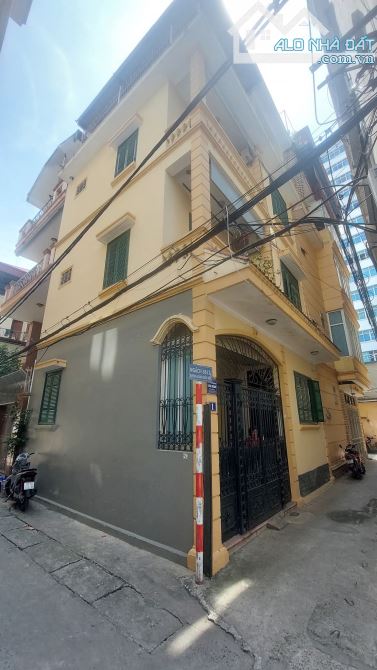 BÁN NHÀ LÔ GÓC, Ô TÔ, HOÀNG QUỐC VIỆT, CẦU GIẤY, DT 50M, 4 TẦNG, MT 7.1M, GIÁ NHỈNH 22 TỶ - 1