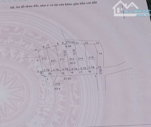 BÁN ĐẤT THÔN MY DƯƠNG - BÌNH MINH – THANH OAI - Ô TÔ - 2 MẶT TIỀN - DT 50M2 - GIÁ 2.xTỶ - 1