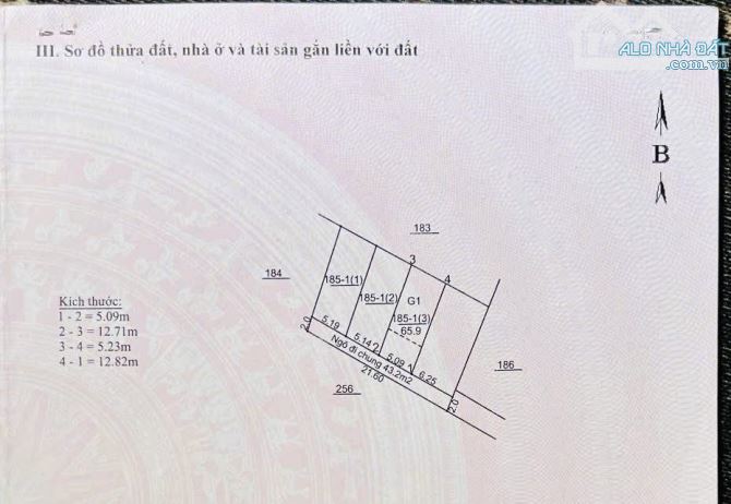 Bán đất 206 cổ linh, oto đỗ cửa, 66m2 giá tốt - 2