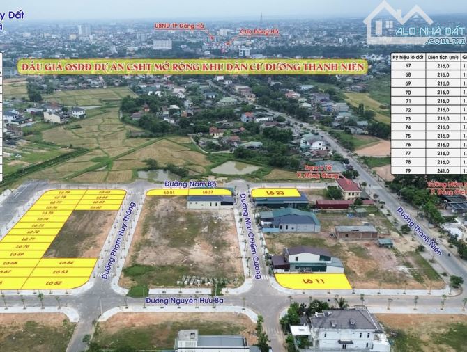 Chính chủ bán trung tâm TP Đông Hà Quảng Trị KDC Thann Niên - 2