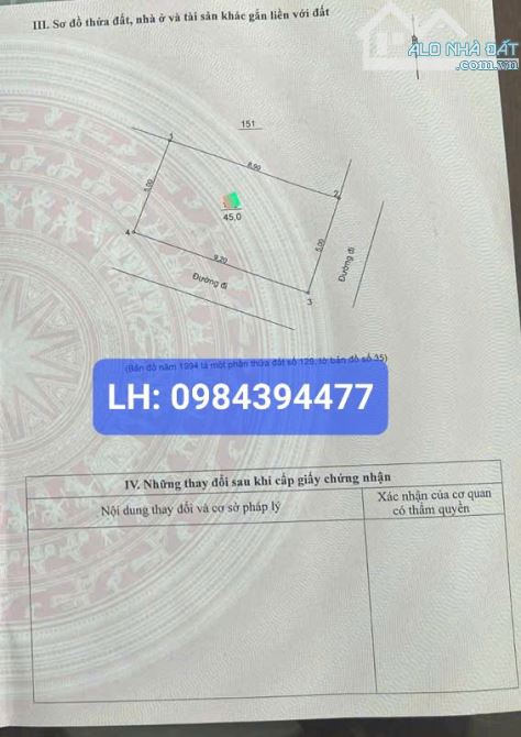HÀNG TUYỂN: LÔ GÓC VẠN 3 THANH TRÌ- HN- Ô TÔ VÀO ĐẤT- GẦN CHỢ CHỈ 3.X TỶ - 2