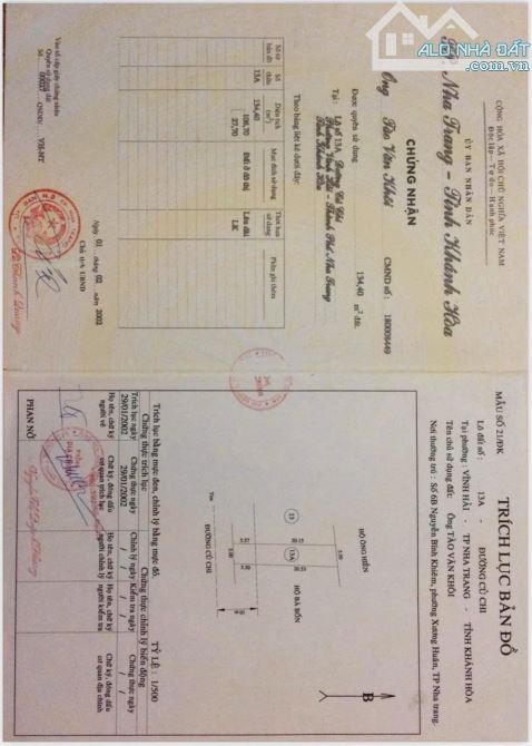 Đất MT đường Củ Chi - gần chơn Vĩnh Hải, 134m ngang 5, đg 20m thẳng ra biển, sổ đỏ - 2