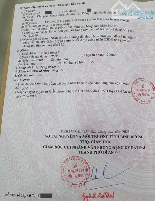 Bán nhà 1T1L 5x27m hoàn công, hẻm Đoàn Thị Kia P. Tân Đông Hiệp gần chợ Tân Long - 2