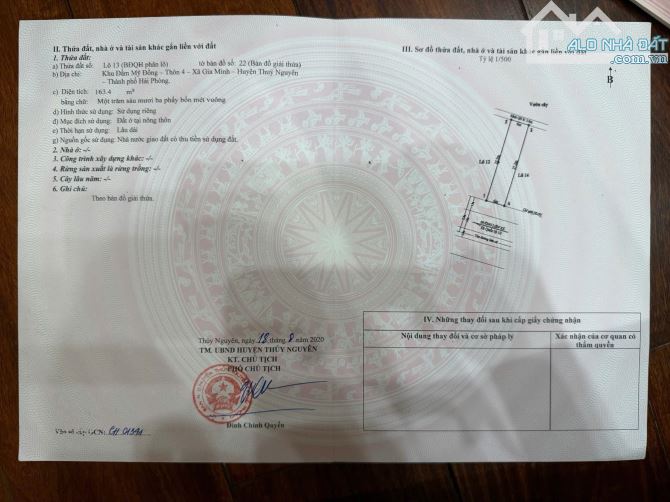 💥💥💥 Bán Đất Mặt Đường Đôi Gia Minh, Thuỷ Nguyên, 163m2, Giá 2,1x tỷ 💥💥 - 2