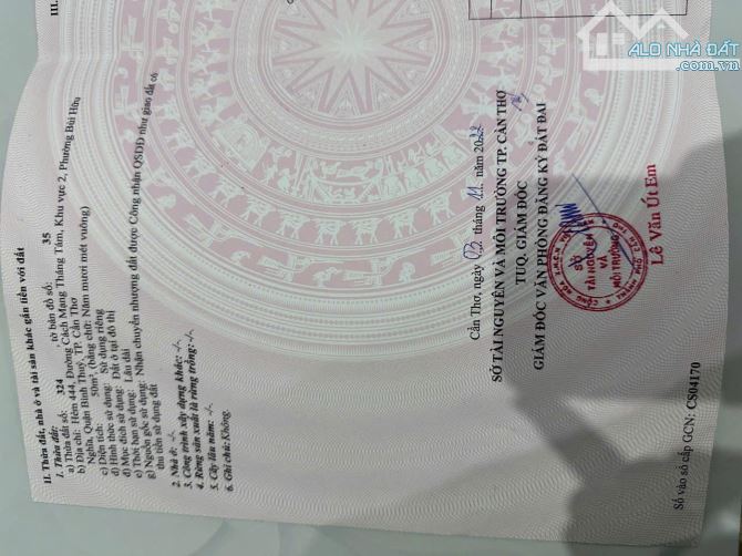 Nền Đẹp GÓC 2 Mặt Tiền Đường Nguyễn Thị Tồn - Phường Bùi Hữu Nghĩa - Bình Thuỷ, TP Cần Thơ - 3
