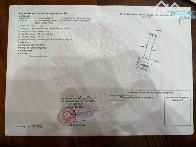 💥💥💥 Bán Đất Mặt Đường Đôi Gia Minh, Thuỷ Nguyên, 163m2, Giá 2,1x tỷ 💥💥 - 3