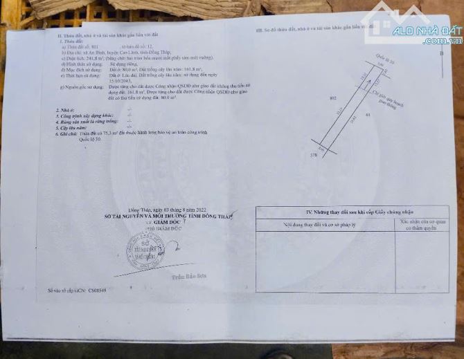 CHÍNH CHỦ CẦN BÁN NHÀ MẶT TIỀN ĐƯỜNG TẠI XÃ AN BÌNH - H. CAO LÃNH - ĐỒNG THÁP. - 4
