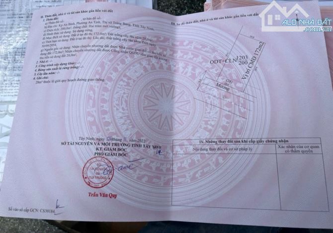 Ket tiền ! Bán gấp căn xưởng ở gần KCN Trảng Bàng 200m2 sổ hồng riêng giá 700tr - 5