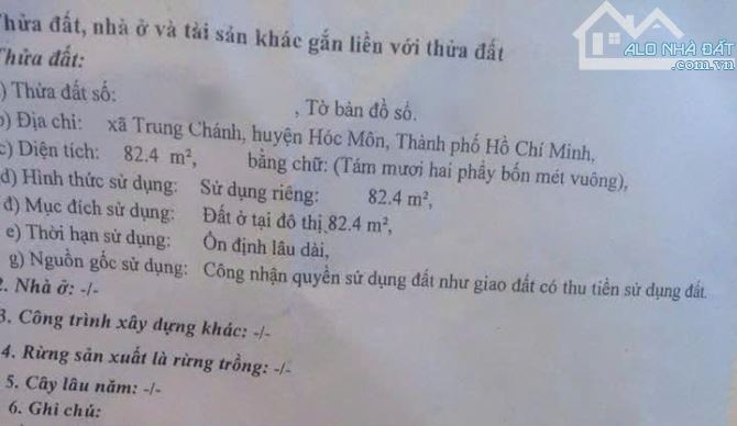 Loa Loa Loa Chủ Cần tiền bán nhanh Căn nhà 82m2 Sổ riêng ở Trung Mỹ Tân Xuân Hóc Môn 880tr - 8