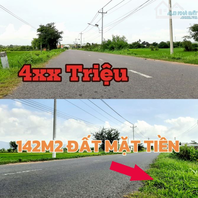 Đất mặt tiền đường liên xã gần chợ và trường học