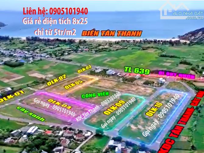 Sở hữu đất biển KDC Cát Hải Phù Cát Bình gần Cát Hải Bay Cát Tiến giá chỉ từ 5tr/m2 - 3