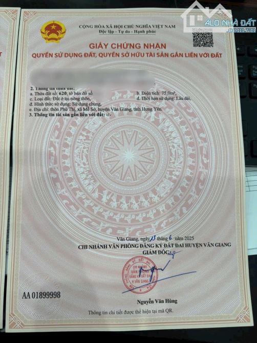 75m Phú Thị gần Chợ Mễ Sở đường 5m ô tô tránh nhau cực gần đường Di Sản lên đê, Vành đai 4 - 3