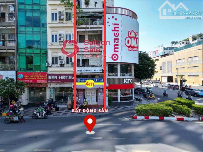 Mặt Tiền Lê Lai, Phường Bến Thành, Quận 1 - 4 x 20m , giá cưc shock chỉ 70 tỷ