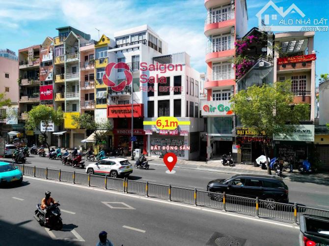 Góc 2 Mặt Tiền Nam Kỳ Khởi Nghĩa, Quận 3 - ngang 6.1 x 8m, 4 lầu -giá chỉ hơn 30 tỷ - 1