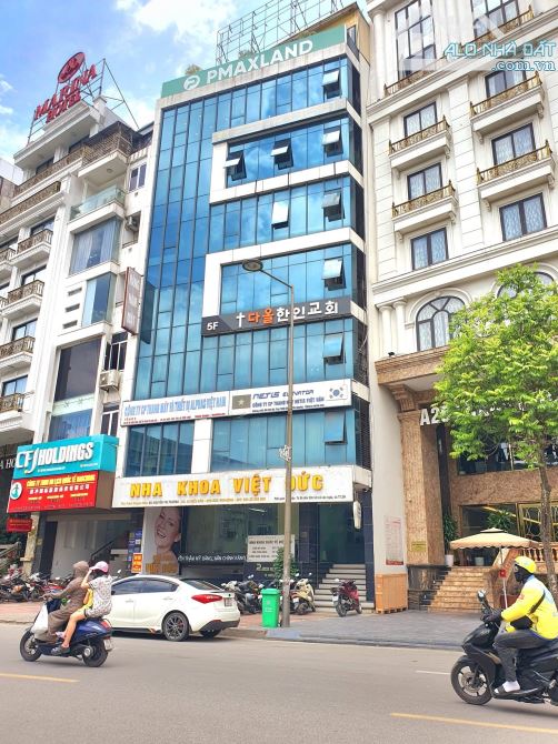 Siêu Đẹp, Toà Nhà Phố Đỗ Nhuận, 100m2, 8 Tầng Có Hầm, Vỉa hè, Thuê 120 triệu, Công Viên - 1
