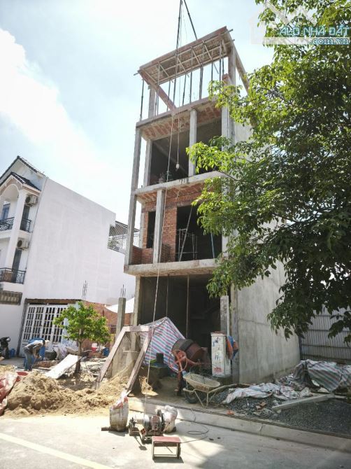 Bán nhà 4 tầng đường VÕ THỊ THỪA, phường APĐ, Q12, dt 59,8m²(4,5x14). Hẻm 12m,giá 6,3 tỷ - 1