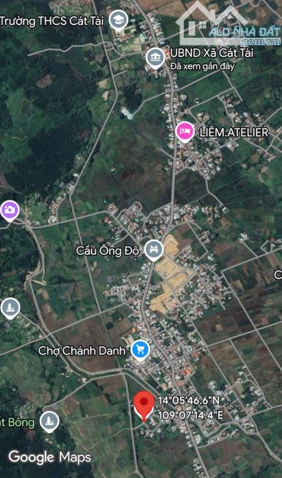 Cần Bán Lô Đất Hơn 300m2 Thổ Cư Tại Xã Cát Tài chỉ 1,3 Triệu/M2 - 2