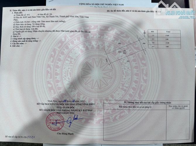 Cần bán gấp 85m2 đất kdt Nam vĩnh yên . Giá siêu hời - 2