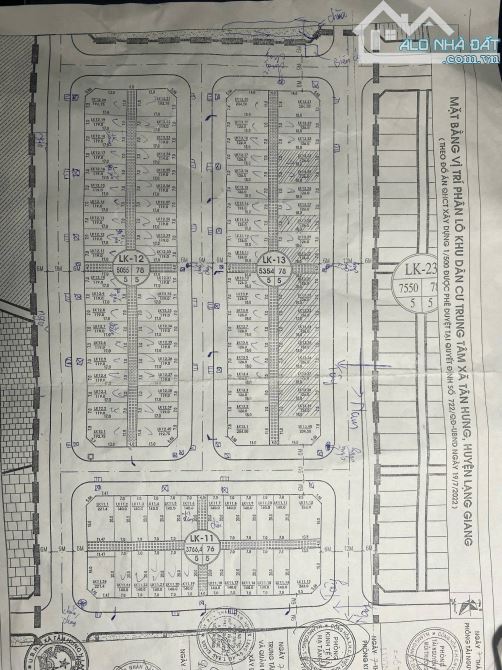 Bán lô đất đấu giá Tân Hưng. Lạng giang. Bắc giang  LK13.14 – 120m², mặt tiền 7m – Giá chỉ - 2